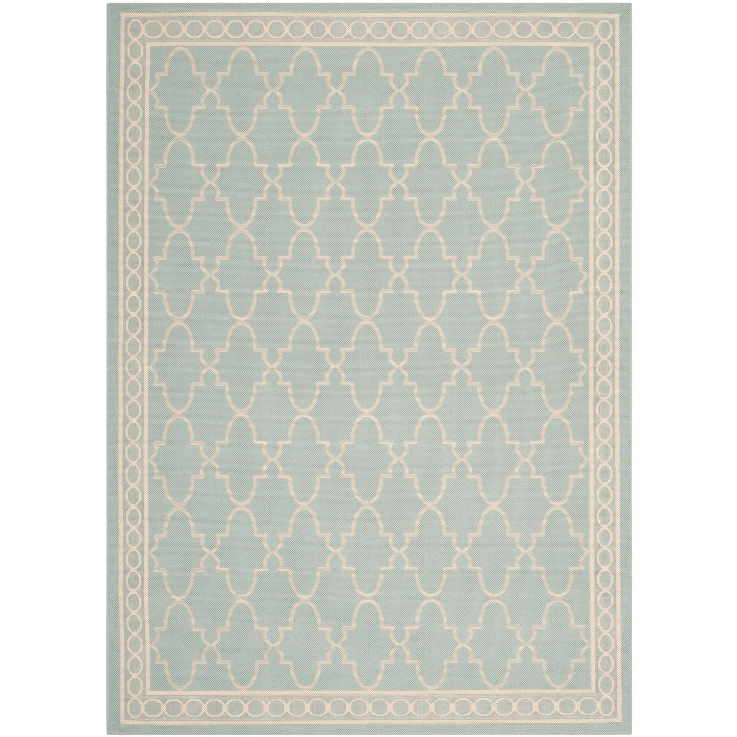 SAFAVIEH Courtyard Janell Trellis Indoor/ Outdoor Waterproof Patio Backyard Rug