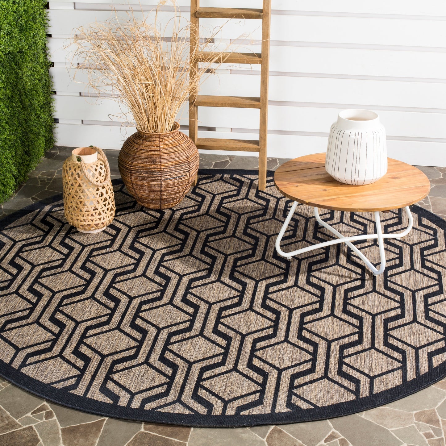 SAFAVIEH Courtyard Jeanine Indoor/ Outdoor Waterproof Patio Backyard Rug