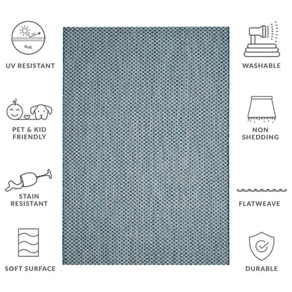 SAFAVIEH Courtyard Ragini Indoor/Outdoor Waterproof Patio Backyard Rug