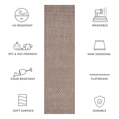 SAFAVIEH Courtyard Ragini Indoor/Outdoor Waterproof Patio Backyard Rug