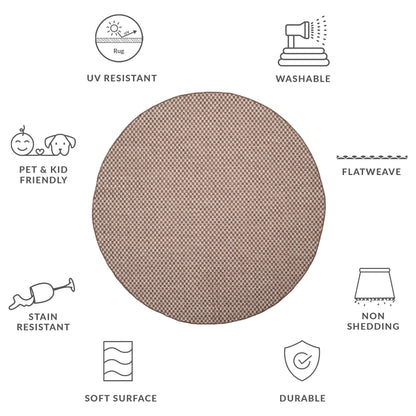 SAFAVIEH Courtyard Ragini Indoor/Outdoor Waterproof Patio Backyard Rug