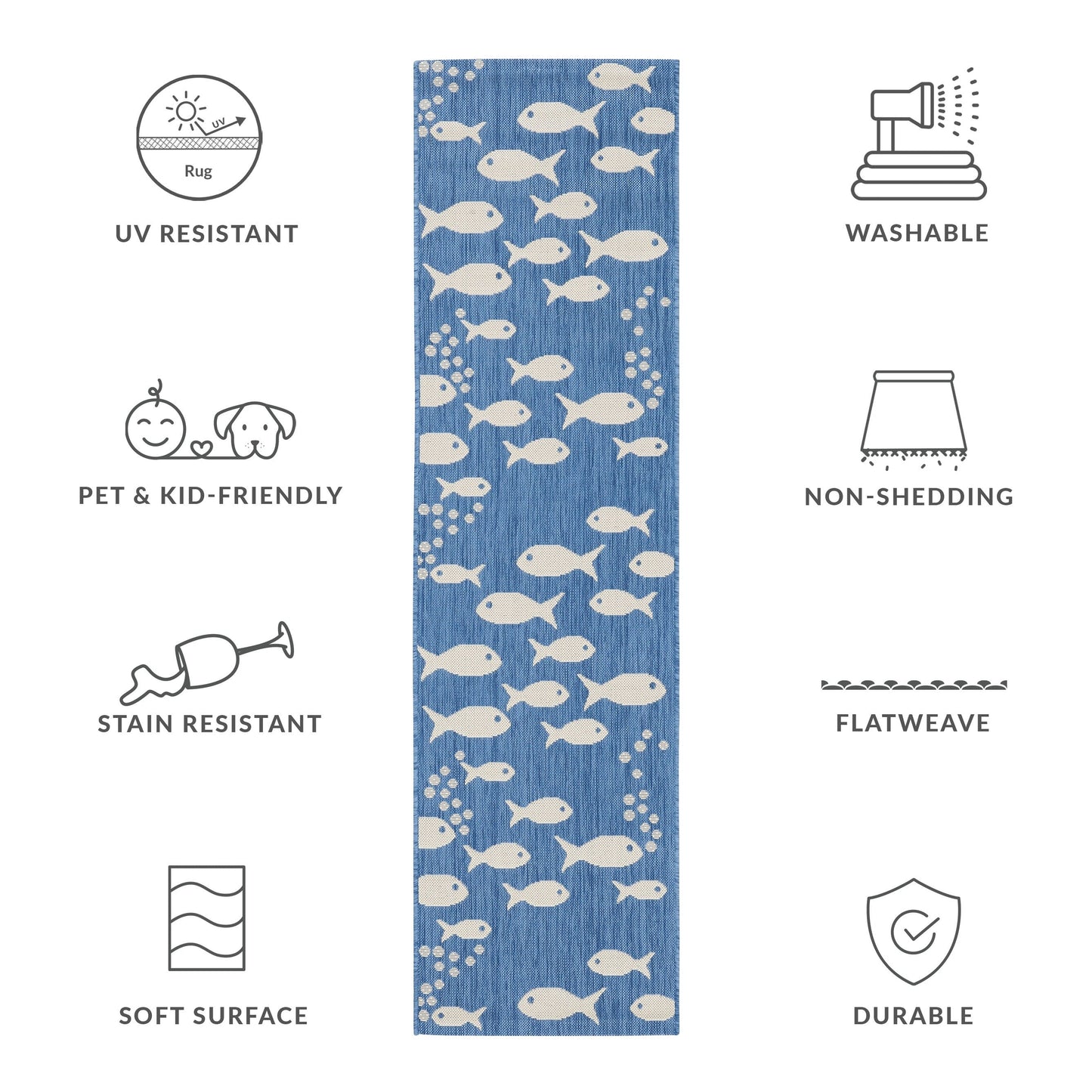 SAFAVIEH Courtyard Ragne Indoor/ Outdoor Waterproof Patio Backyard Rug