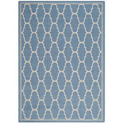 SAFAVIEH Courtyard Sufia Waterproof Trellis Backyard Patio Rug