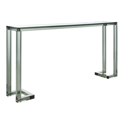 Console Safavieh Couture Camryn en acrylique transparent (60 l x 10 l x 30 h)