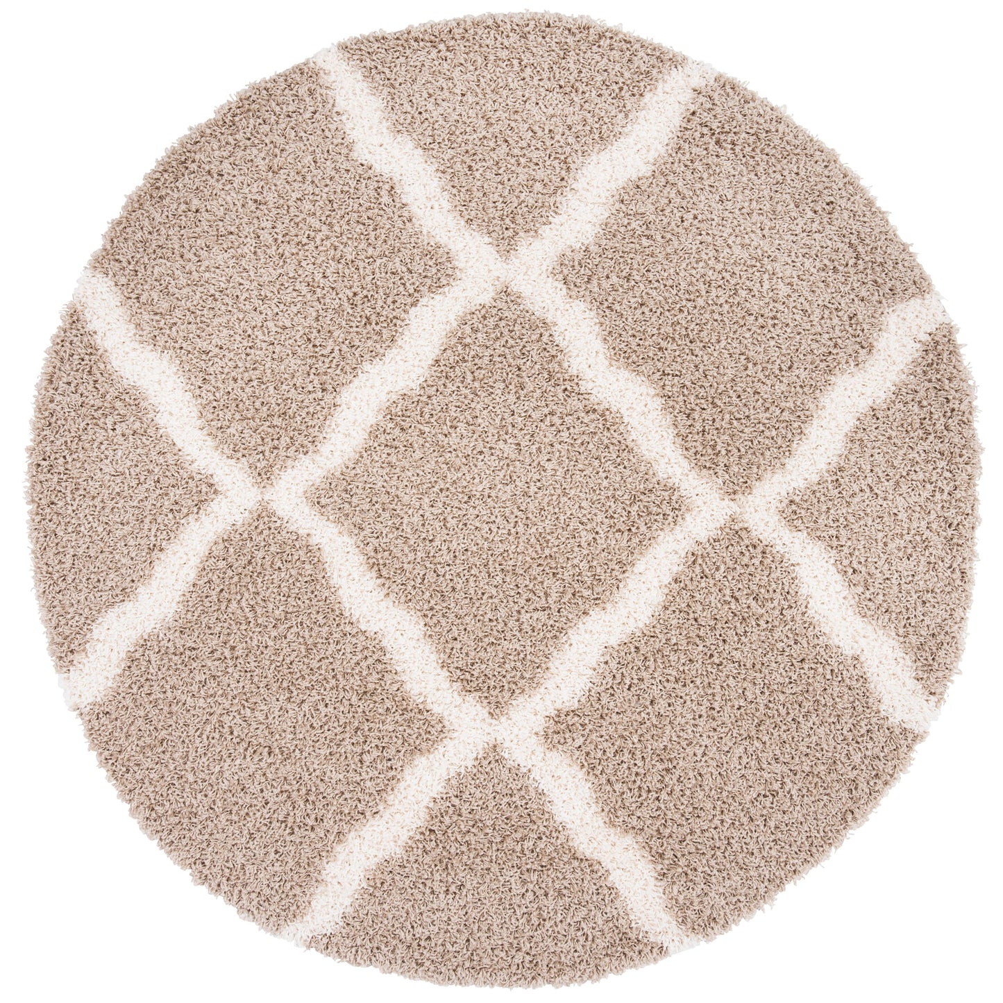 SAFAVIEH Dallas Shag Darina Trellis 1.5-inch Thick Rug