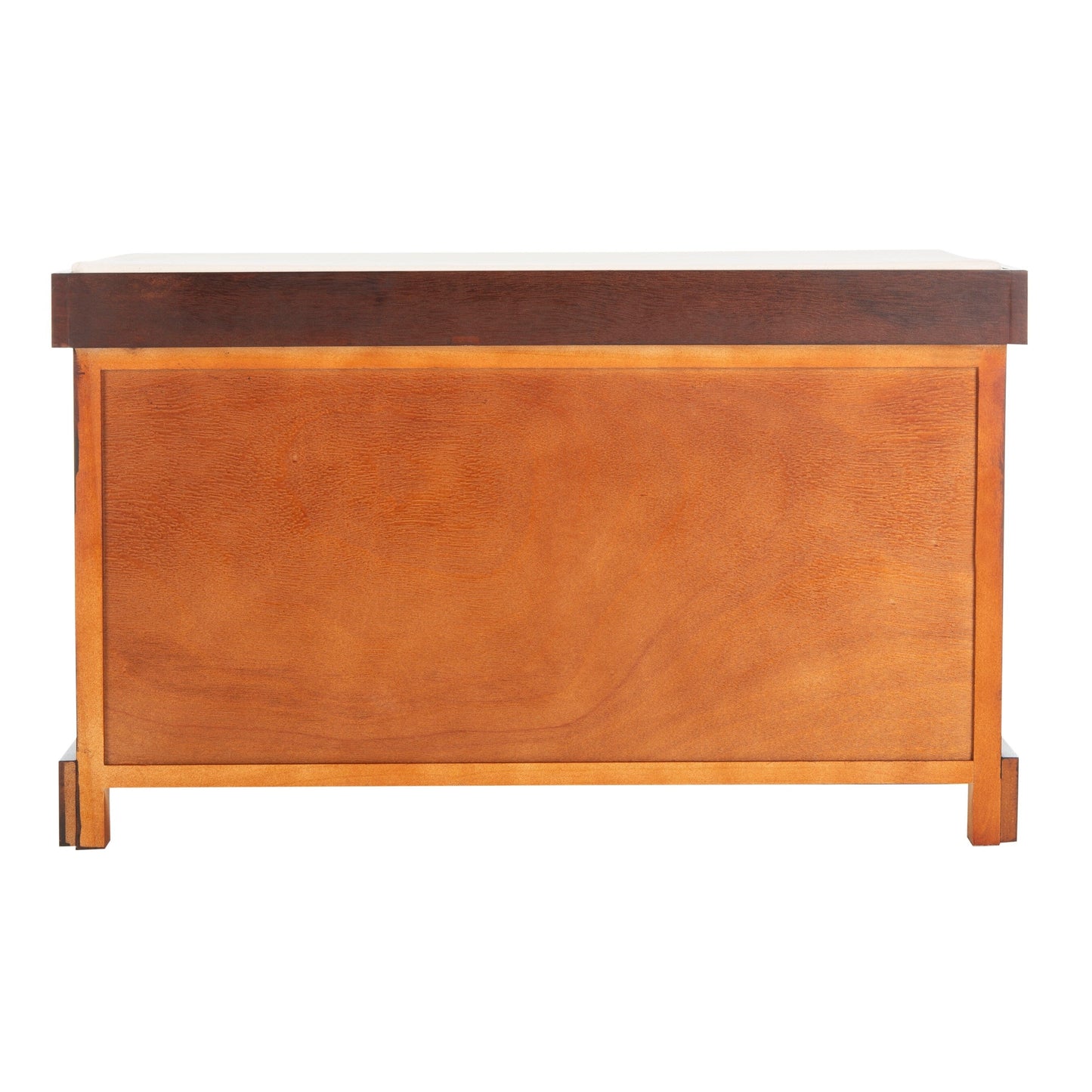 Banc de rangement tressé marron Euphemia de SAFAVIEH - 33,5 x 16,1 x 19,9 - 34 L x 16 P x 20 H