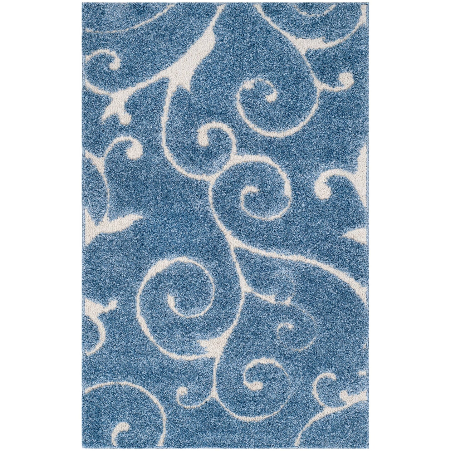 SAFAVIEH Florida Ryung Shag Scroll 1.2-inch Thick Textured Rug