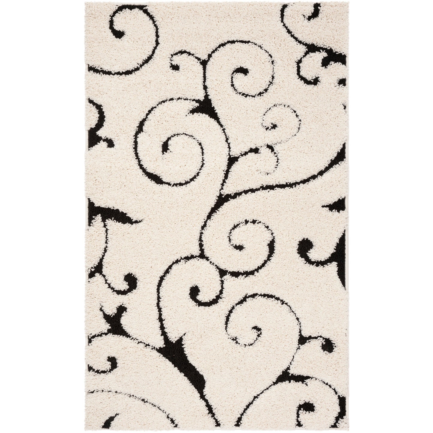 SAFAVIEH Florida Ryung Shag Scroll 1.2-inch Thick Textured Rug