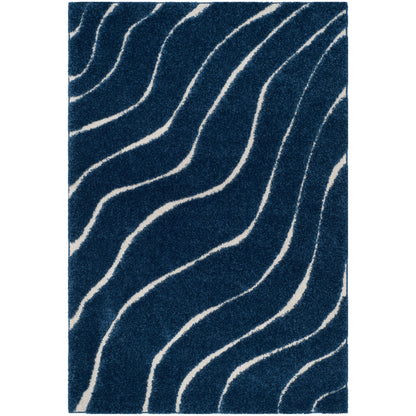 SAFAVIEH Florida Shag Borbala Soft Serene Waves 1.2-inch Thick
