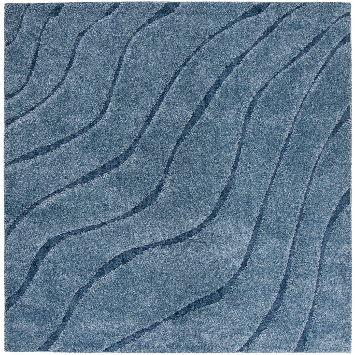 SAFAVIEH Florida Shag Borbala Soft Serene Waves 1.2-inch Thick