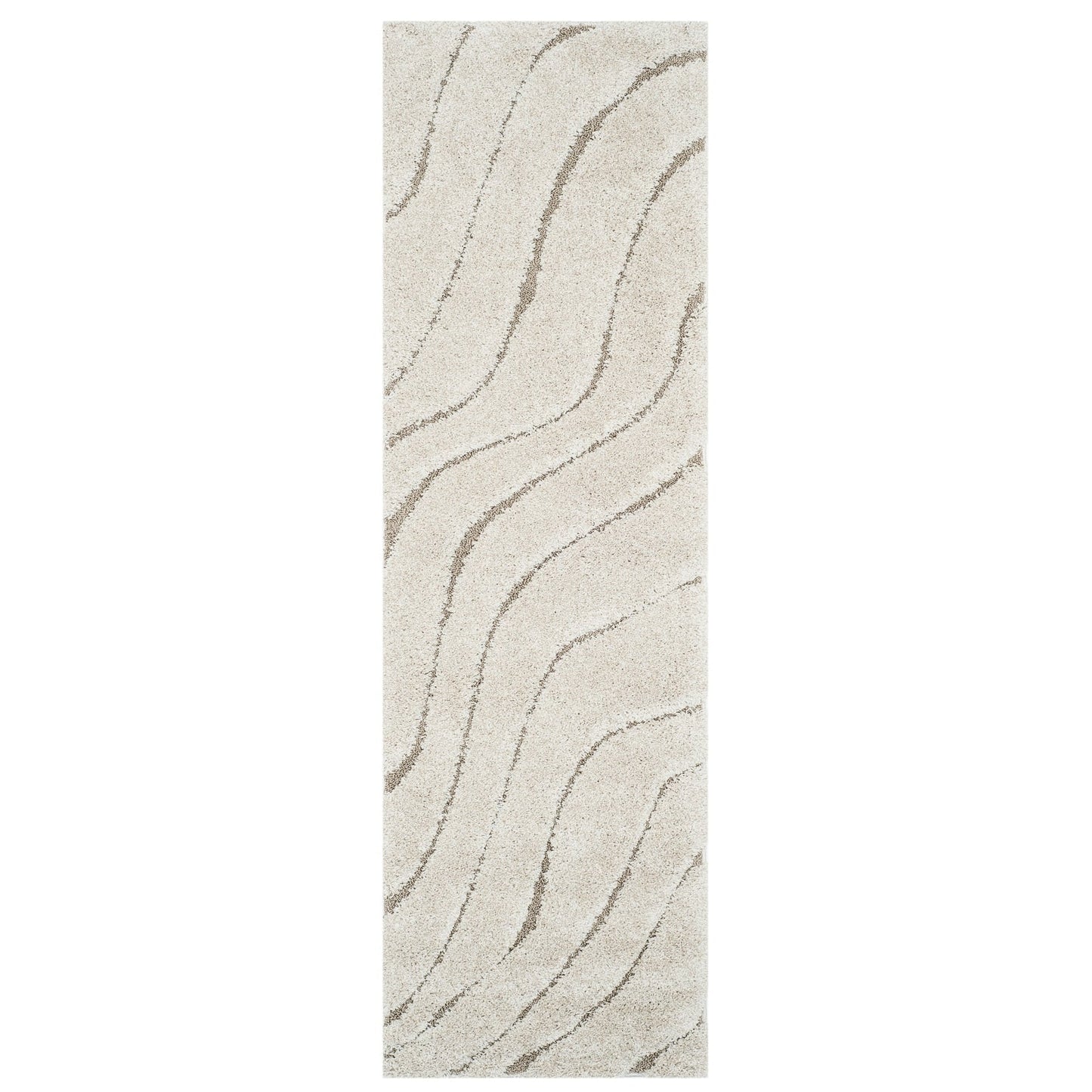 SAFAVIEH Florida Shag Borbala Soft Serene Waves 1.2-inch Thick