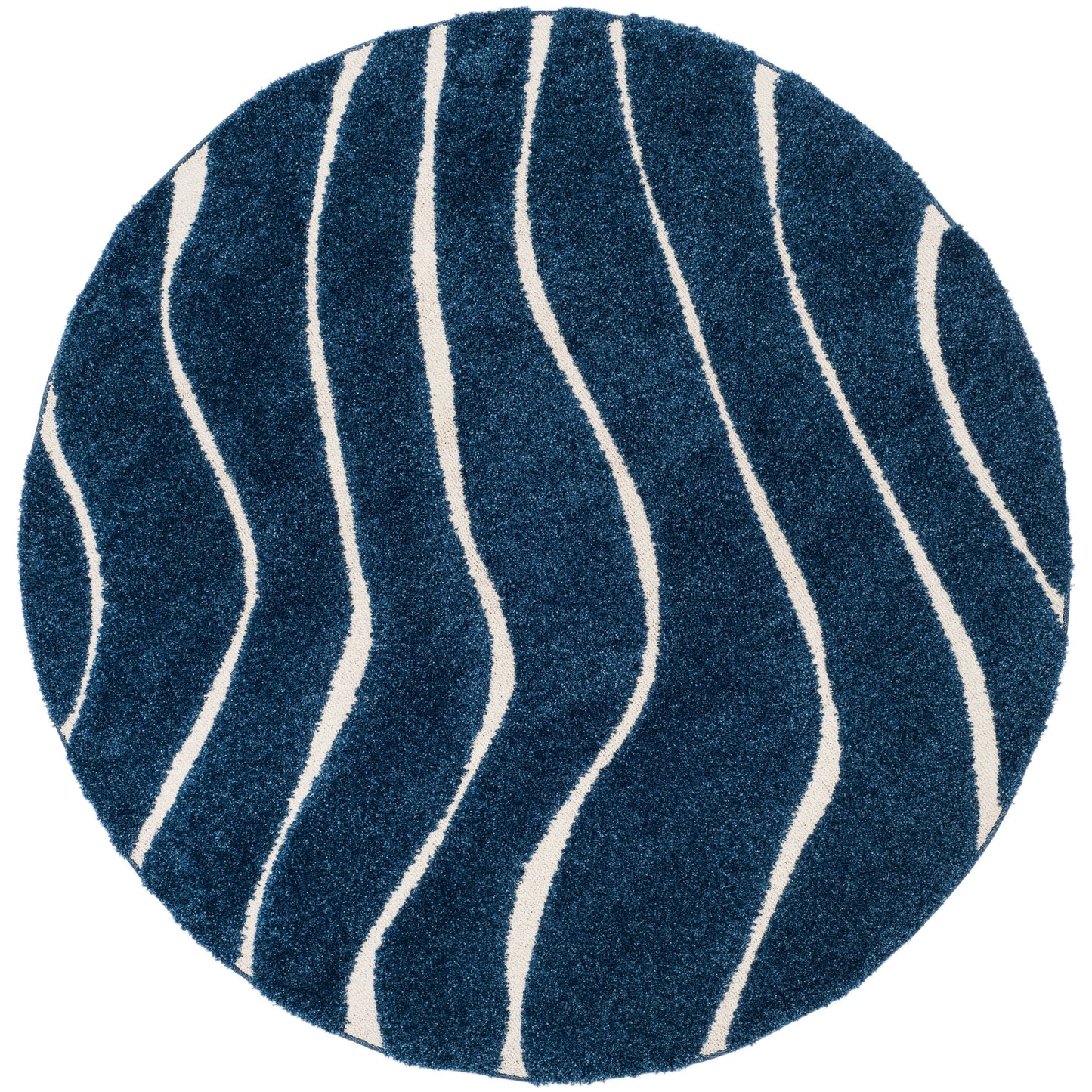 SAFAVIEH Florida Shag Borbala Soft Serene Waves 1.2-inch Thick