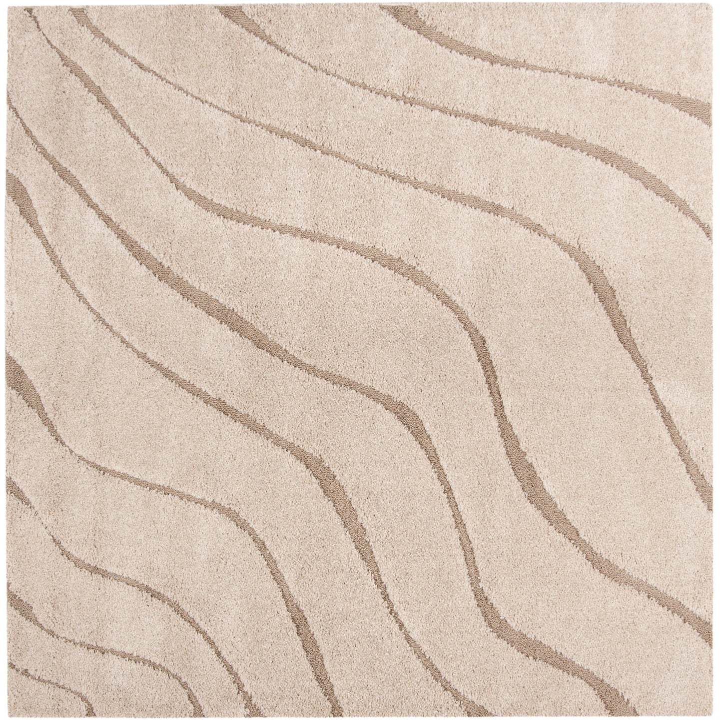 SAFAVIEH Florida Shag Borbala Soft Serene Waves 1.2-inch Thick