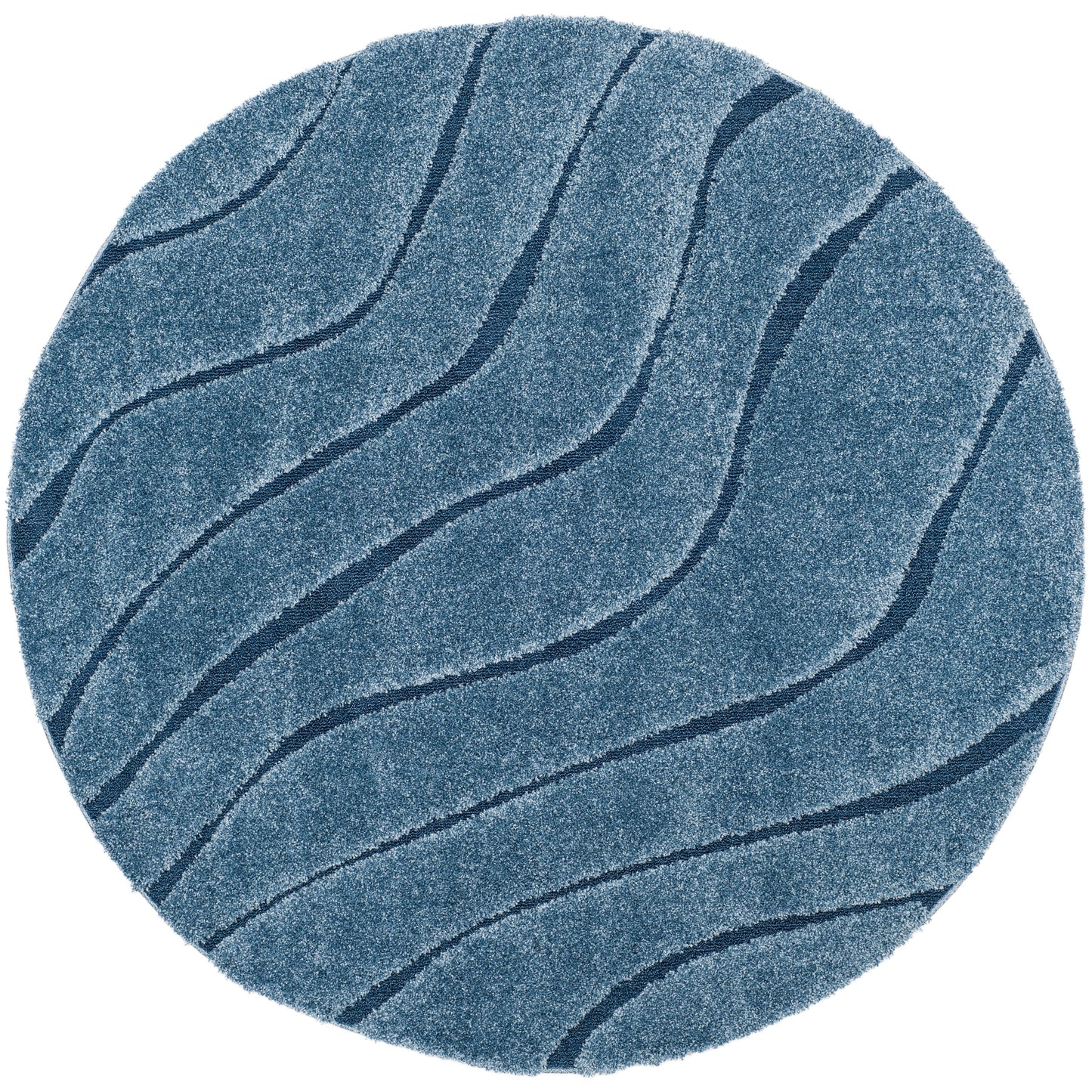 SAFAVIEH Florida Shag Borbala Soft Serene Waves 1.2-inch Thick