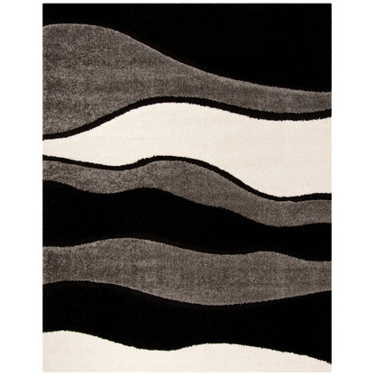 SAFAVIEH Florida Shag Melahat Abstract Wave 1.2-inch Thick Rug