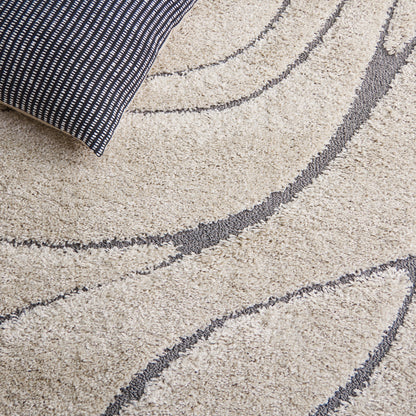 SAFAVIEH Florida Shag Staka Abstract Waves 1.2-inch Area Rug