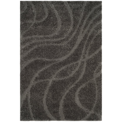 SAFAVIEH Florida Shag Staka Abstract Waves 1.2-inch Area Rug