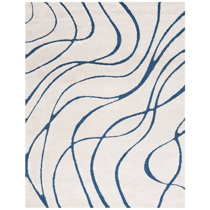 SAFAVIEH Florida Shag Staka Abstract Waves 1.2-inch Area Rug
