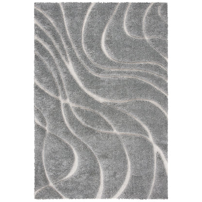 SAFAVIEH Florida Shag Staka Abstract Waves 1.2-inch Area Rug