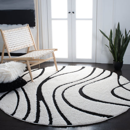 SAFAVIEH Florida Shag Staka Abstract Waves 1.2-inch Area Rug