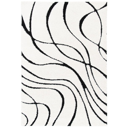 SAFAVIEH Florida Shag Staka Abstract Waves 1.2-inch Area Rug