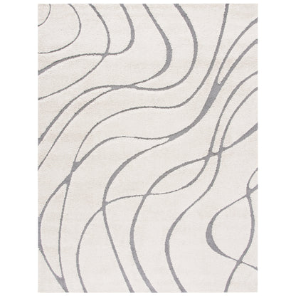 SAFAVIEH Florida Shag Staka Abstract Waves 1.2-inch Area Rug