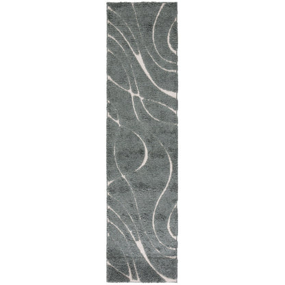 SAFAVIEH Florida Shag Staka Abstract Waves 1.2-inch Area Rug