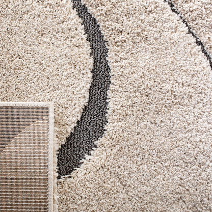 SAFAVIEH Florida Shag Staka Abstract Waves 1.2-inch Area Rug