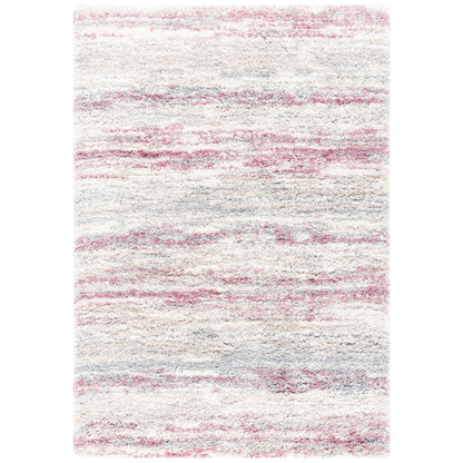 SAFAVIEH Fontana Shag Mevlide Modern Stripe 2-inch Thick Rug