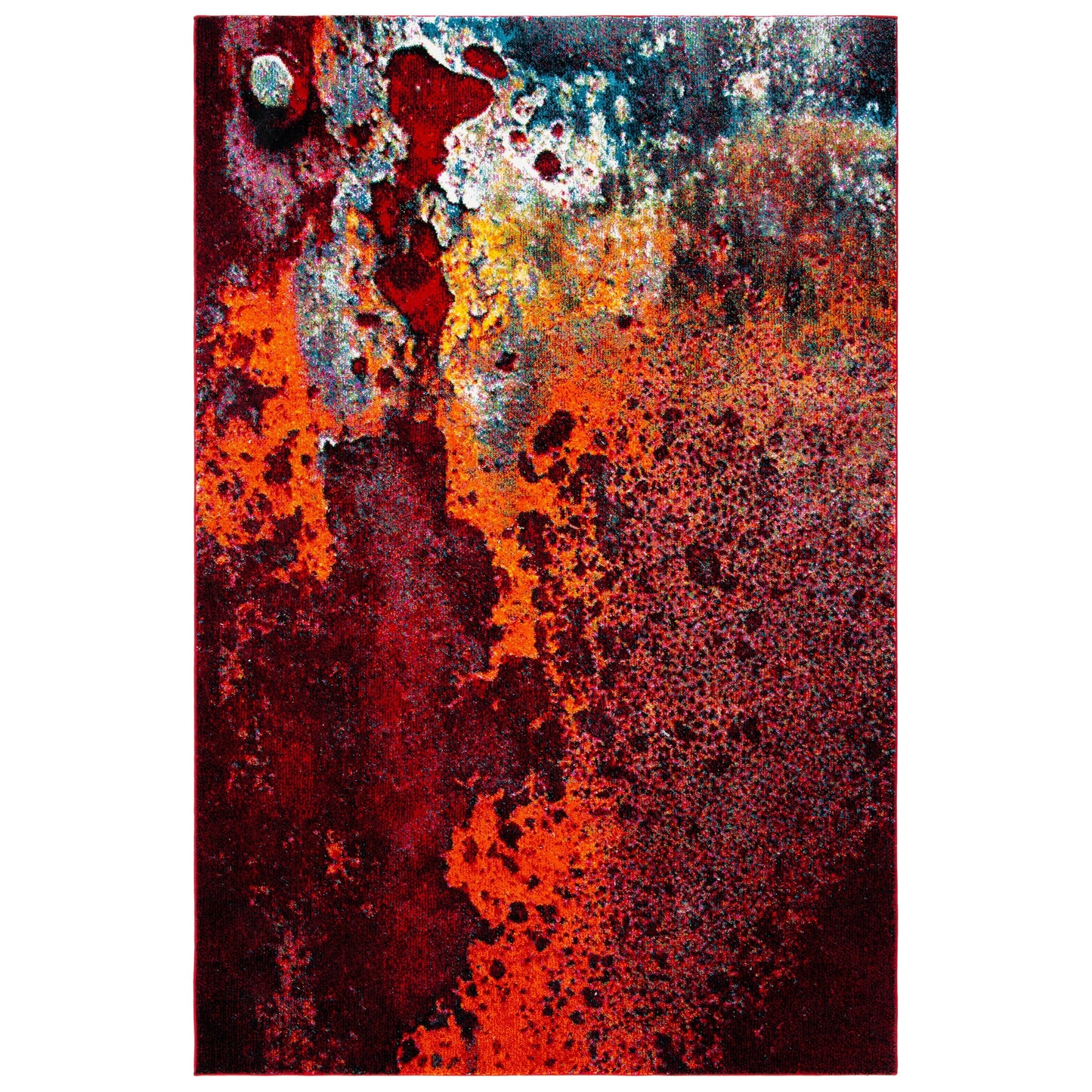 SAFAVIEH Glacier Honey Watercolor Modern Abstract Rug