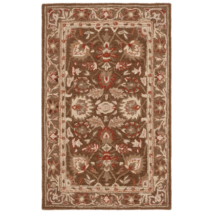 SAFAVIEH Handmade Anatolia Renelle Traditional Oriental Hand-spun Wool Rug