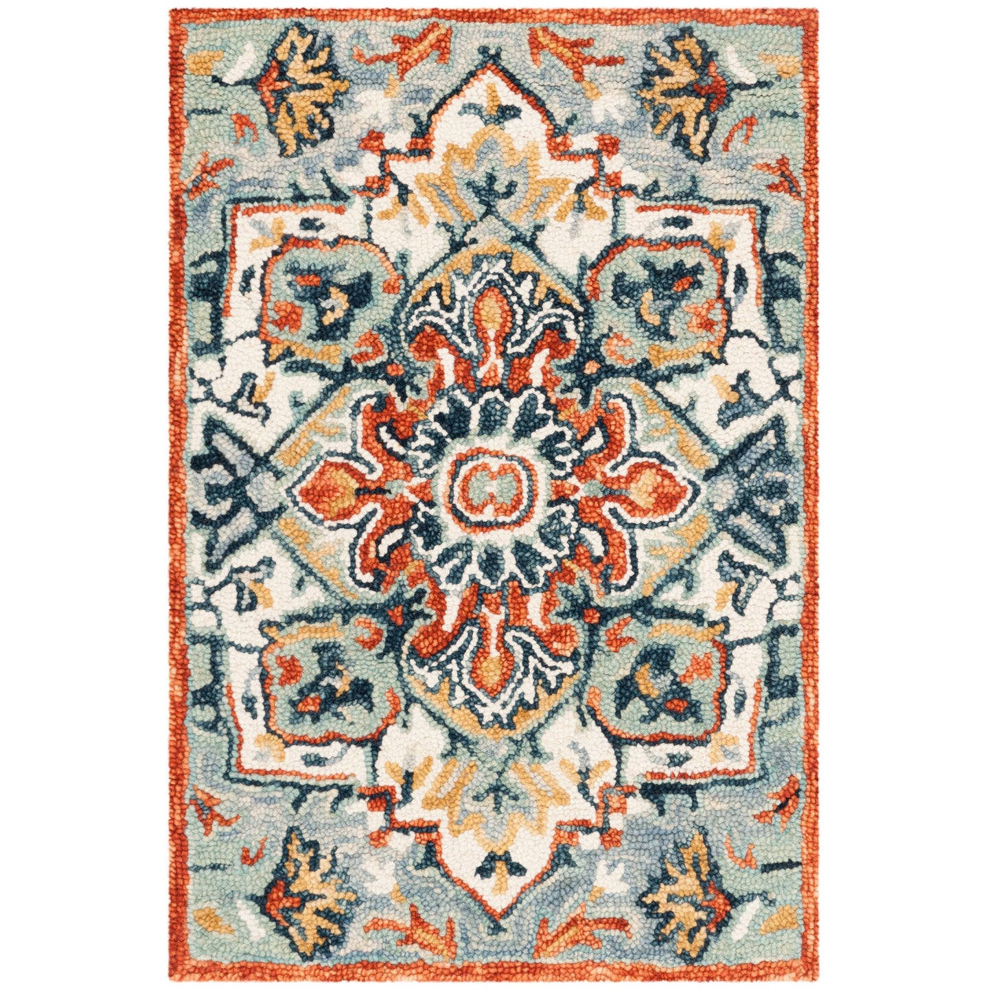 SAFAVIEH Handmade Aspen Hagar Boho Medallion Wool Rug