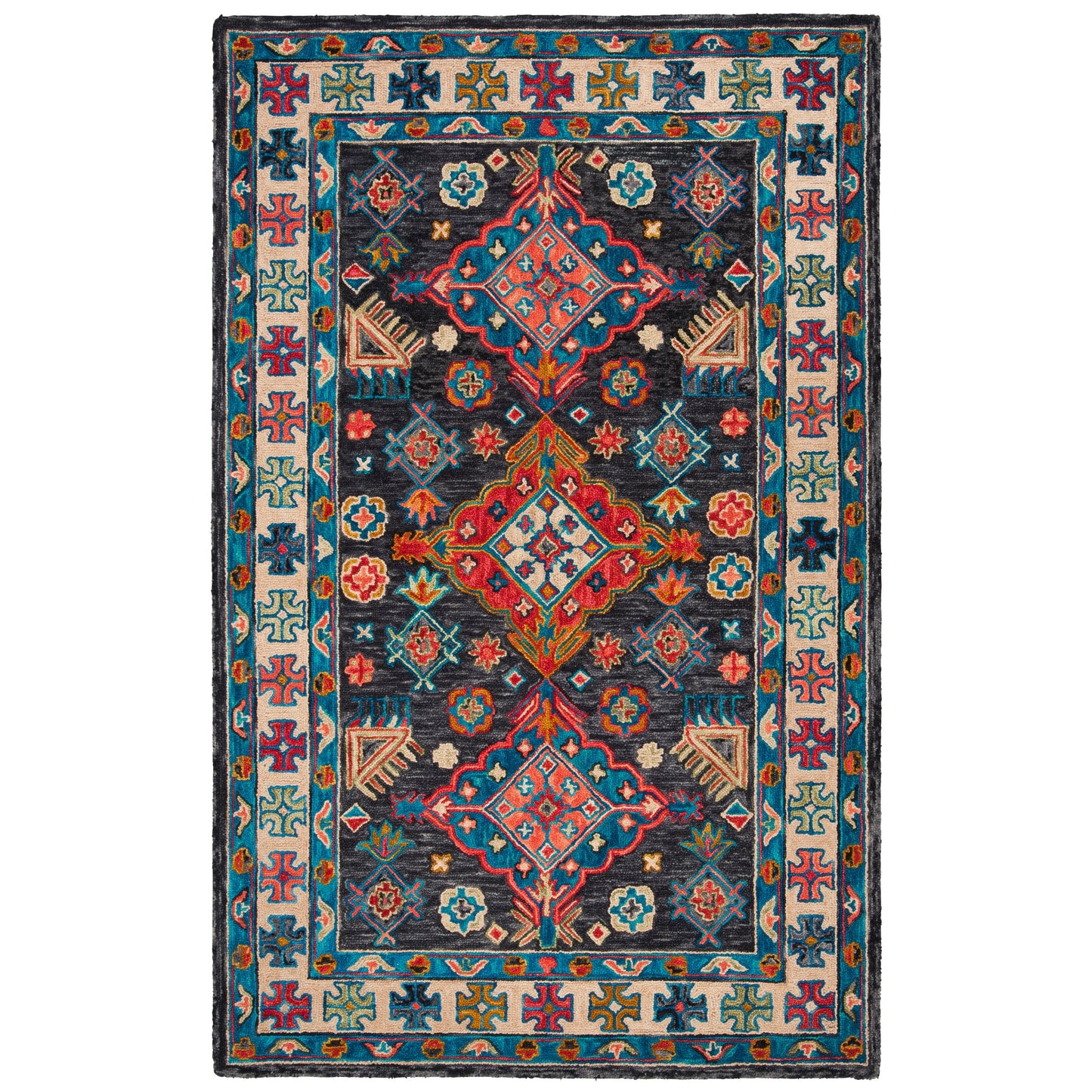 SAFAVIEH Handmade Aspen Sigur镁ora Bohemian Wool Rug