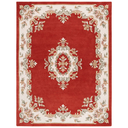 SAFAVIEH Handmade Aubusson Hale Traditional Wool Rug.