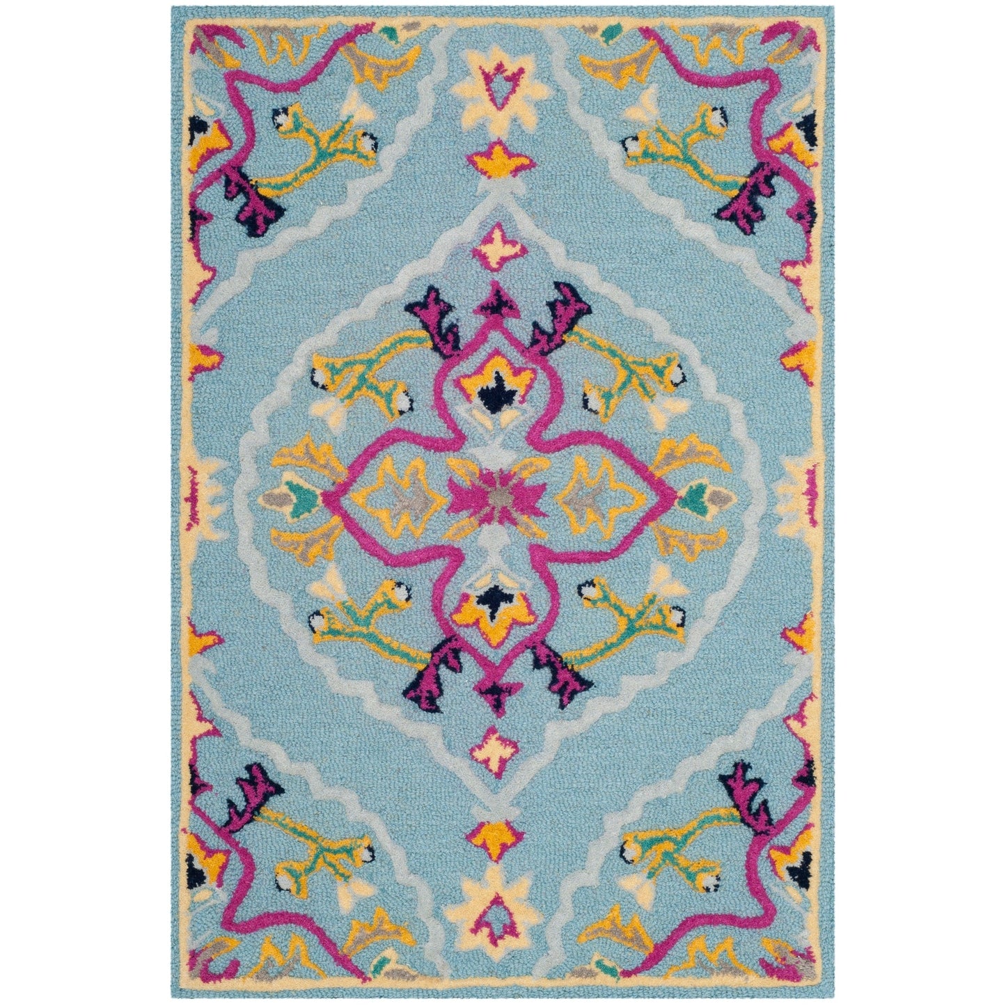 SAFAVIEH Handmade Bellagio Cailin Medallion Wool Rug
