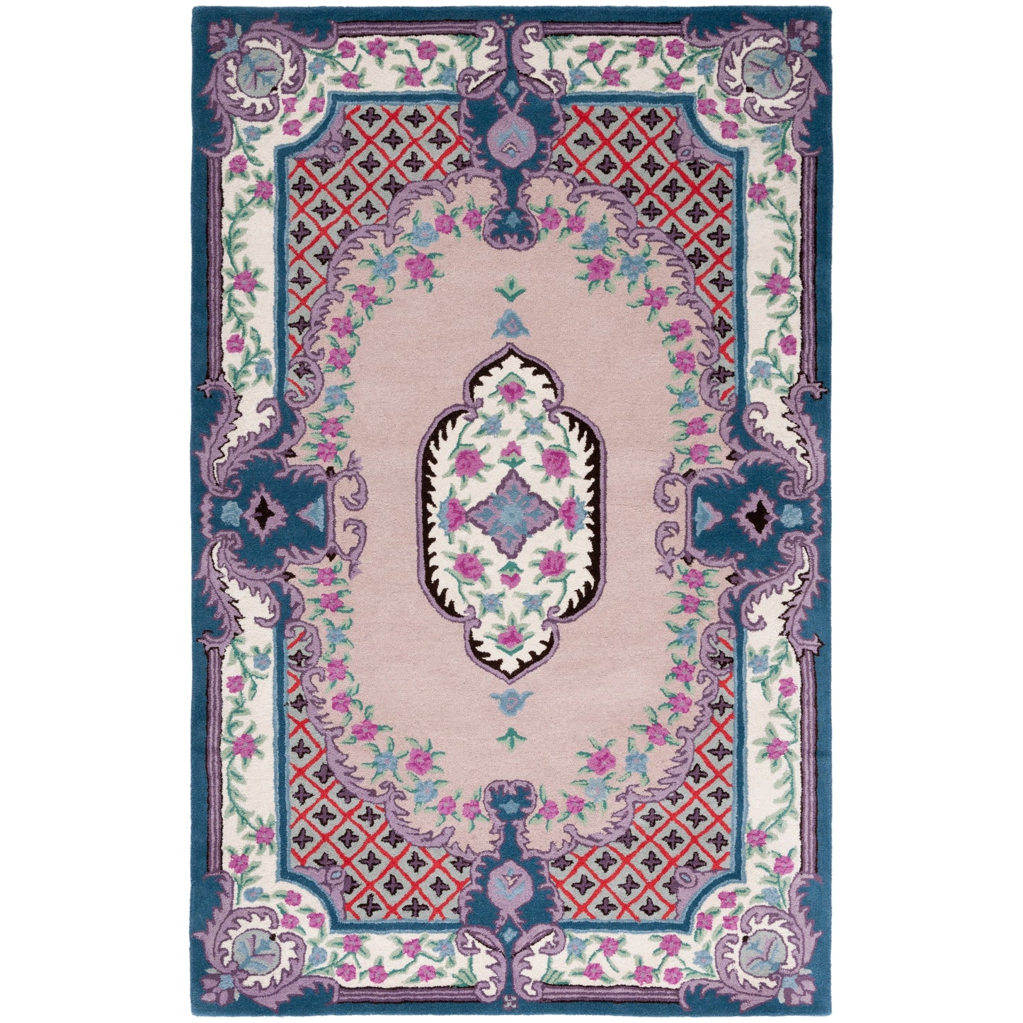 SAFAVIEH Handmade Bellagio Tatevik Oriental Medallion Wool Rug