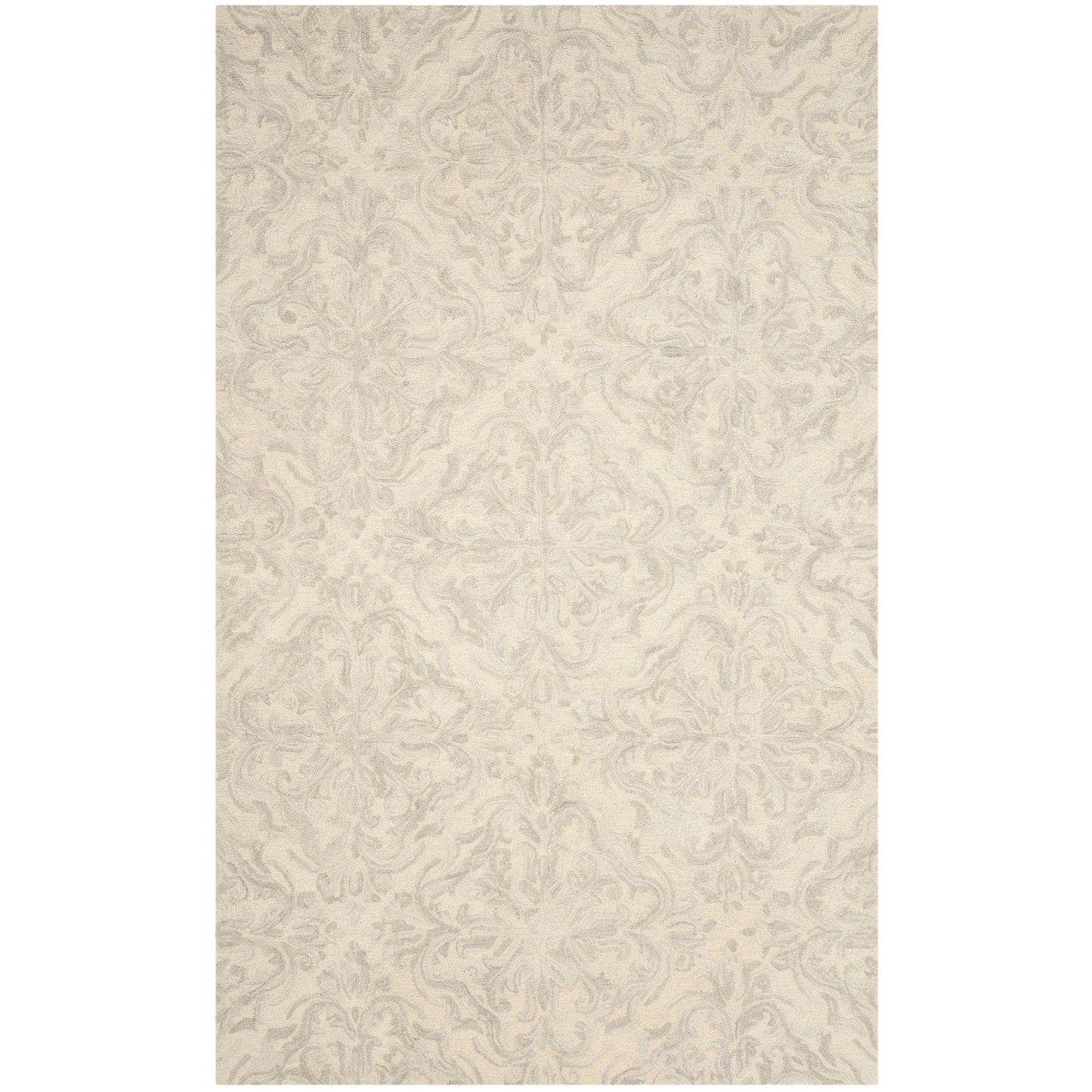 SAFAVIEH Handmade Blossom Gertrida Modern Floral Wool Rug