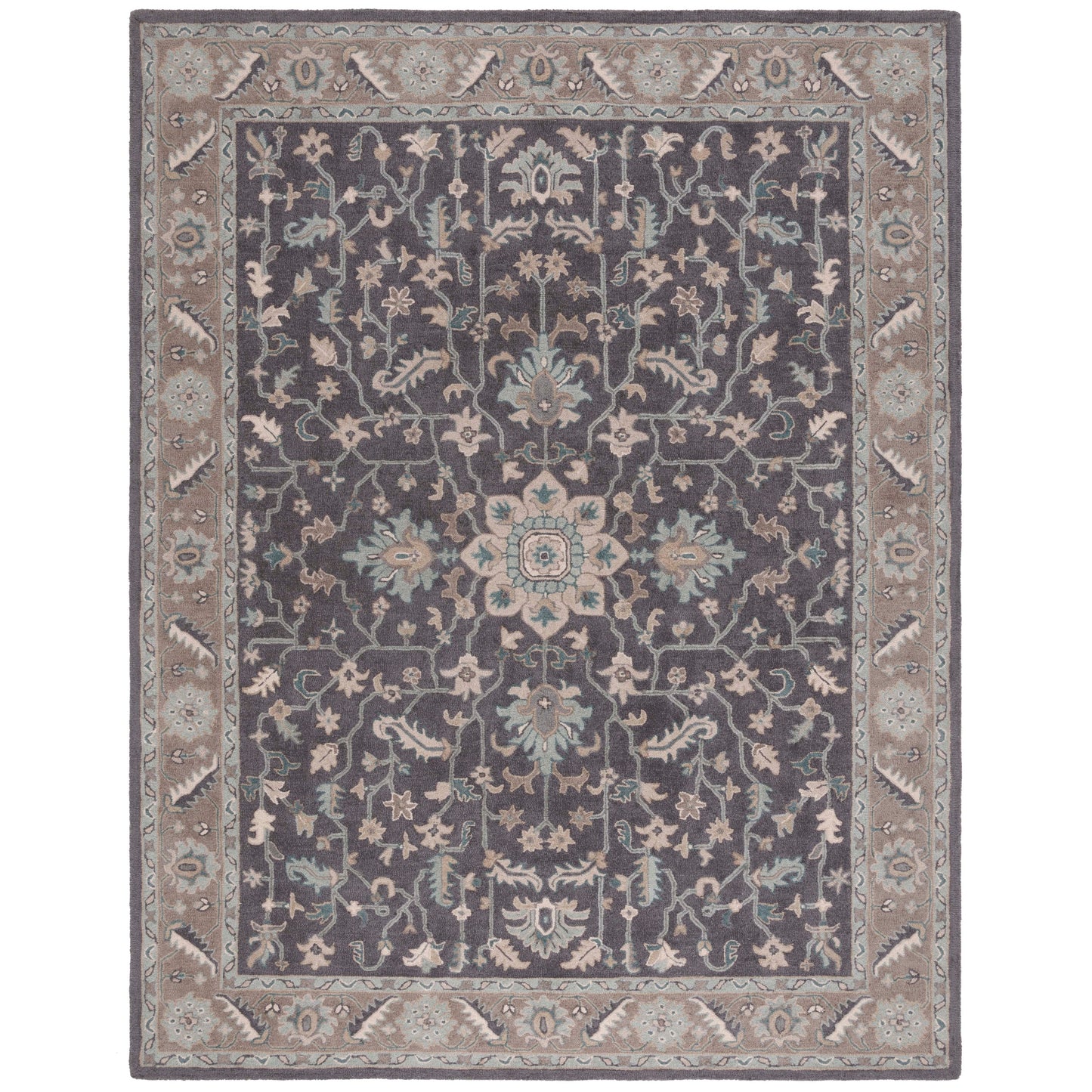 SAFAVIEH Handmade Blossom Gulperi Modern Floral Wool Rug