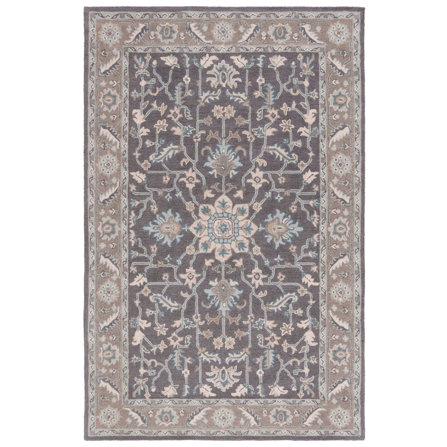 SAFAVIEH Handmade Blossom Gulperi Modern Floral Wool Rug