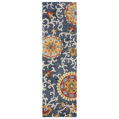 SAFAVIEH Handmade Blossom Maaret Modern Floral Wool Rug