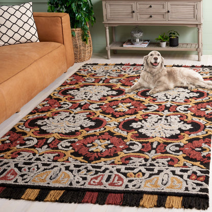 SAFAVIEH Handmade Blossom Porzia Floral Wool Rug