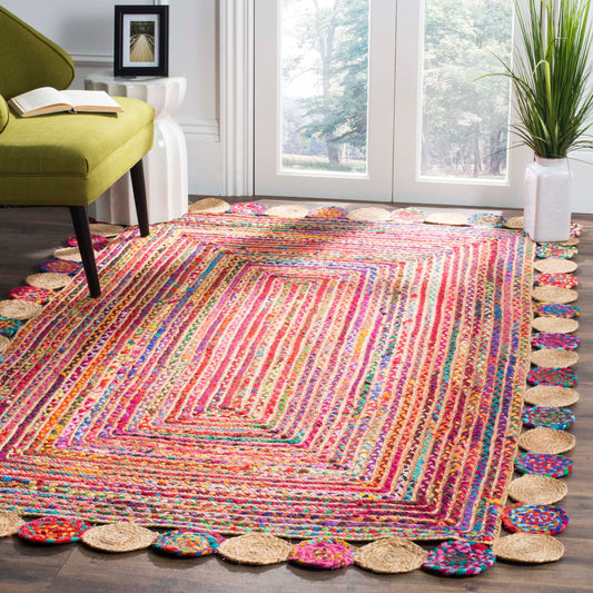 SAFAVIEH Handmade Cape Cod Diora Coastal Jute Rug