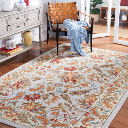 SAFAVIEH Handmade Chelsea Malda French Country Floral Wool Rug