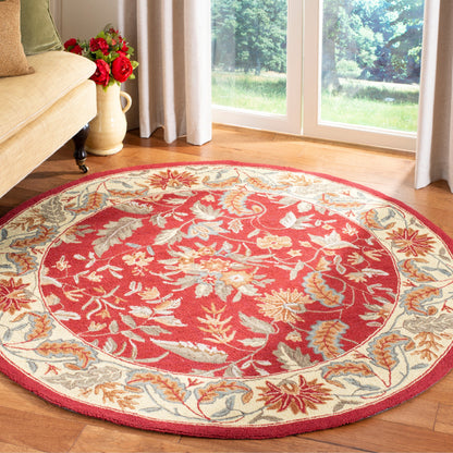 SAFAVIEH Handmade Chelsea Malda French Country Floral Wool Rug