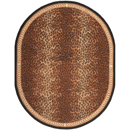 SAFAVIEH Handmade Chelsea Solar Garden Leopard French Country Wool Rug