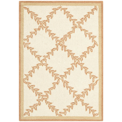 SAFAVIEH Handmade Chelsea Sunstripe Trellis French Country Wool Rug