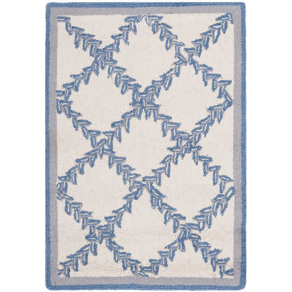SAFAVIEH Handmade Chelsea Sunstripe Trellis French Country Wool Rug
