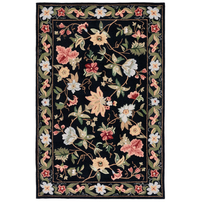 SAFAVIEH Handmade Chelsea Yauhenia French Country Floral Wool Rug