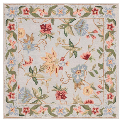 SAFAVIEH Handmade Chelsea Yauhenia French Country Floral Wool Rug