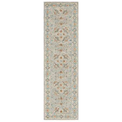 SAFAVIEH Handmade Heritage Damask Traditional Wool Rug